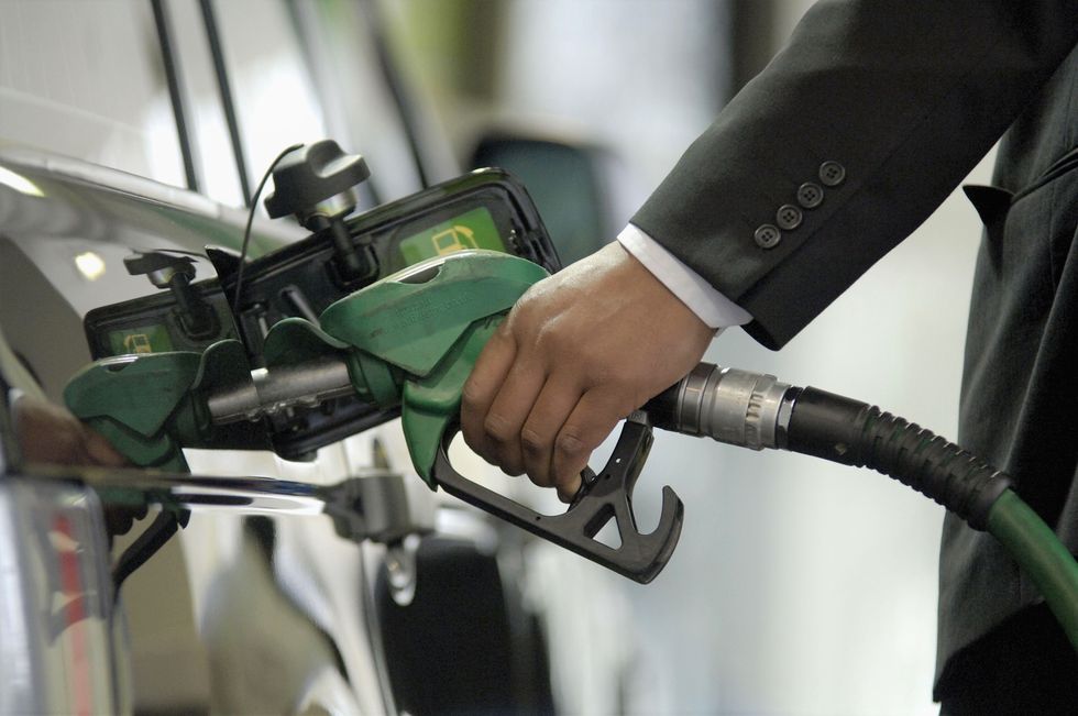 Filling up petrol