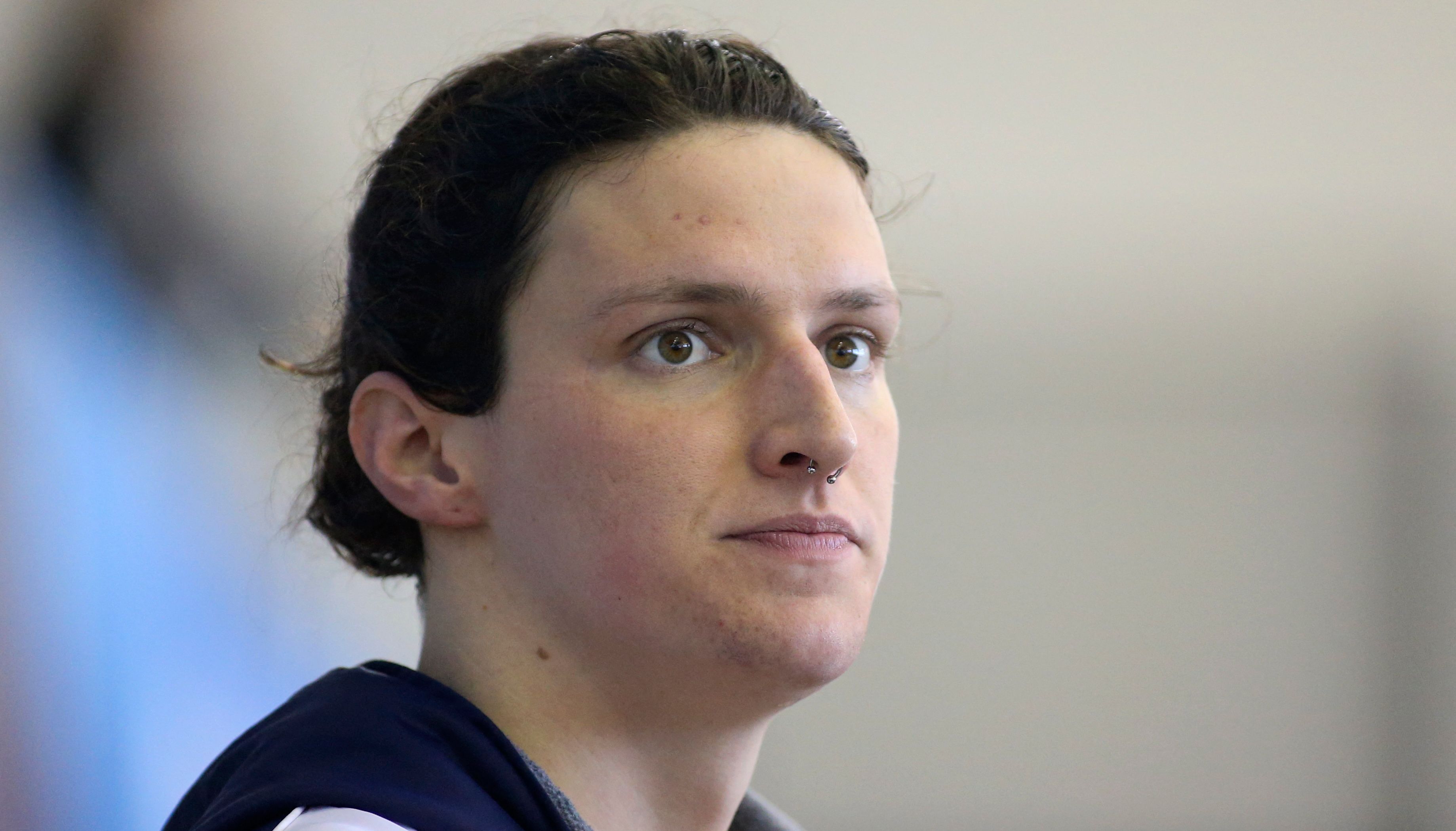 FINA has banned transgender athletes, including Lia Thomas (above), from female swimming events