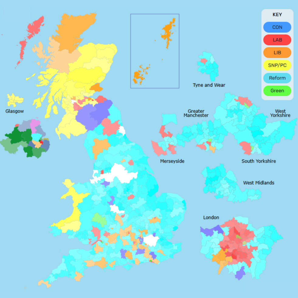 Find Out Now polling map September 10 2025