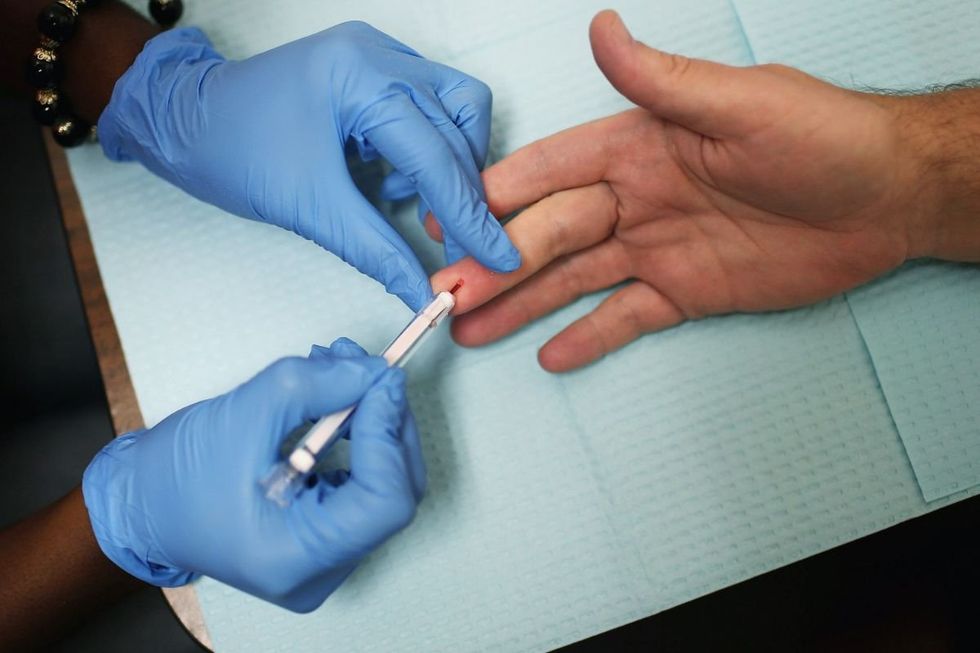 FINGER PRICK TEST