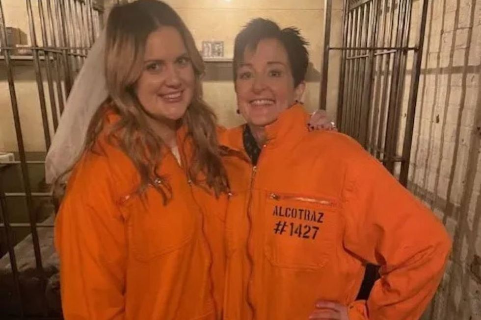 Fiona e sua mãe Anne