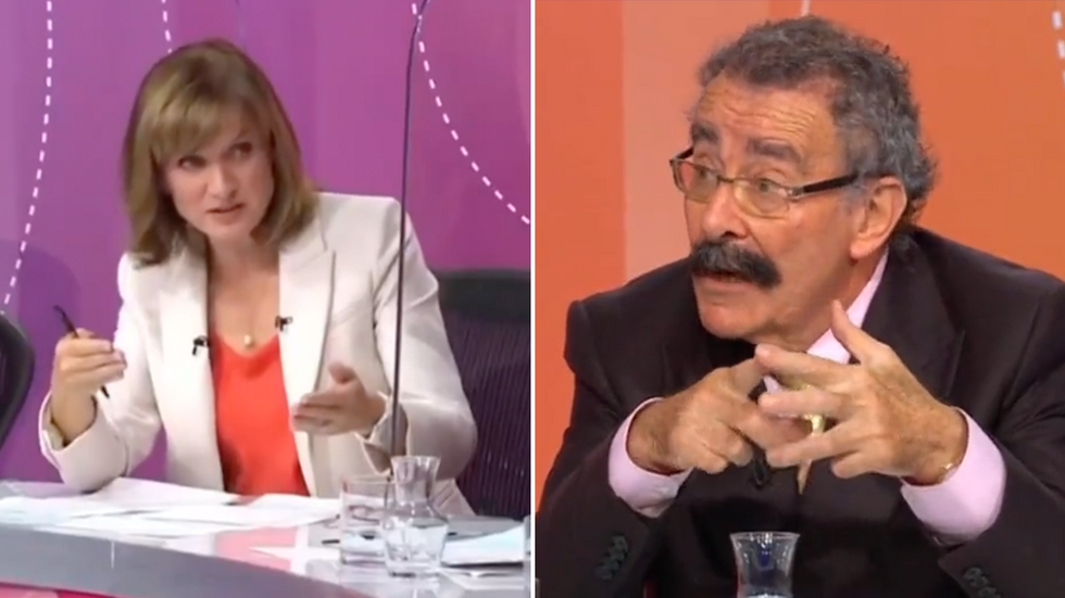 Fiona Bruce and Robert Winston