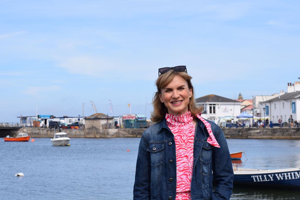 Fiona Bruce in Swanage