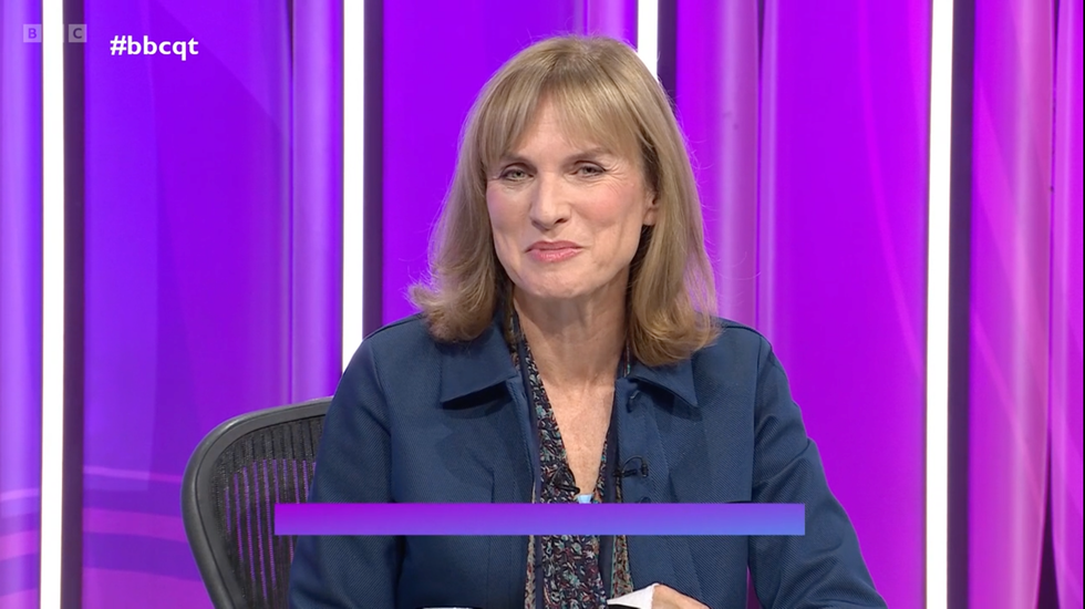 Fiona Bruce presents BBC Question Time
