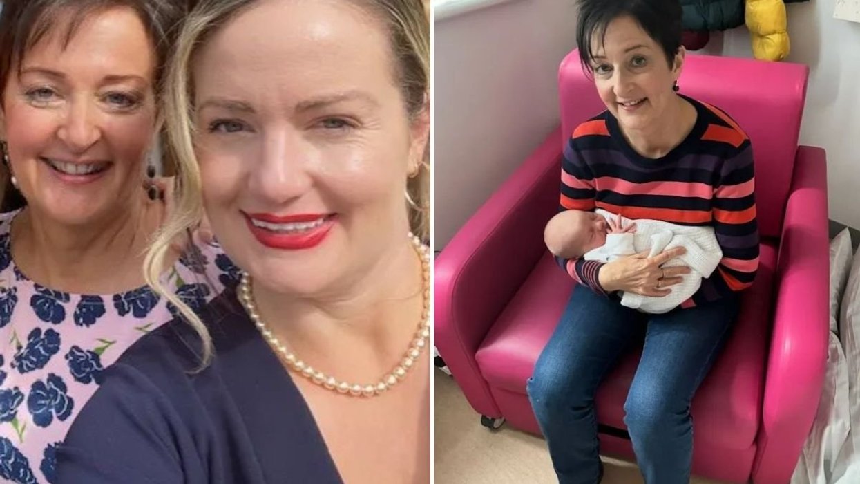 FIONA WITH HER MOTHER ANNE (L)