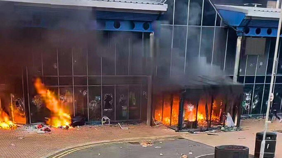 Fire at Larne Leisure Centre