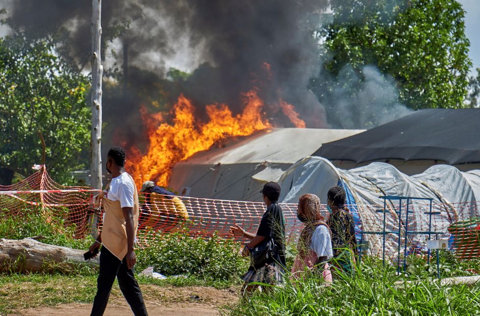 Fire at Rwampara Hospital