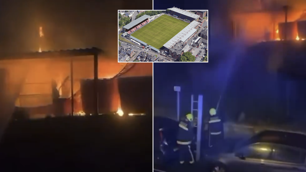 Fire at St James Park