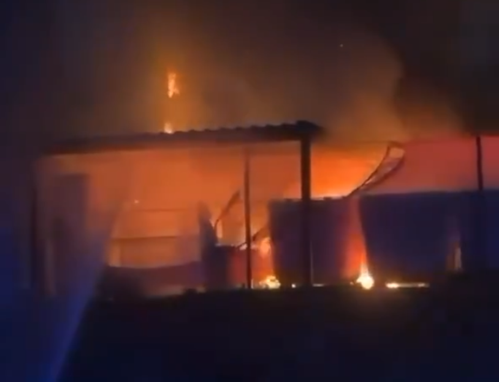 Fire at St James Park