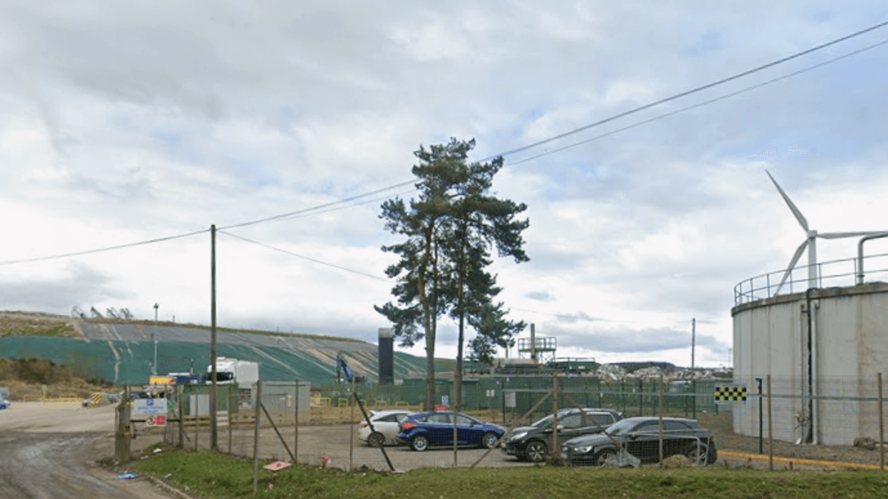 Fire at waste facility in Scotland
