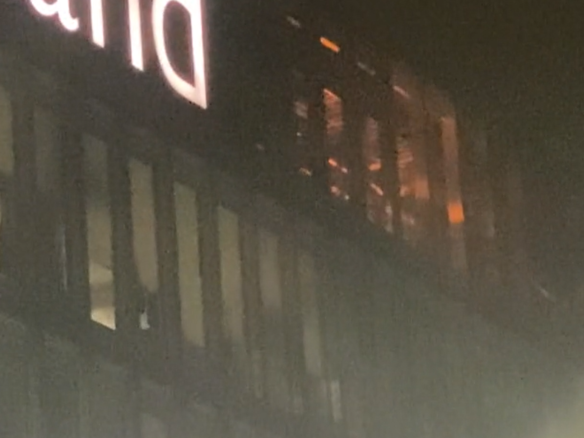 Fire broke out at the Glasgow HQ
