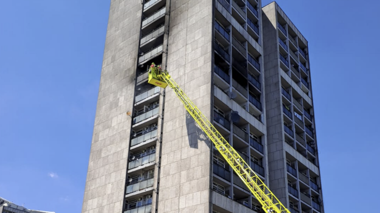 Fire crews are at the scene in south London