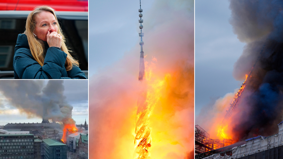 Fire in Copenhagen collage