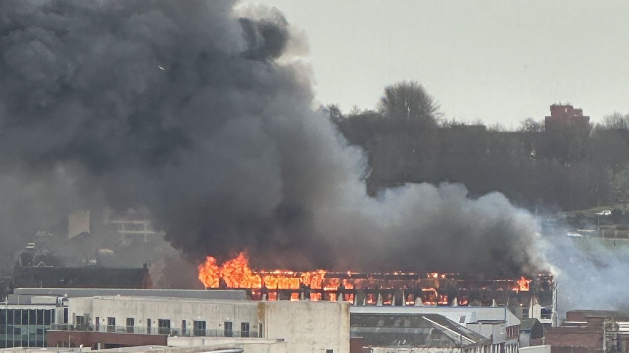 Fire in Liverpool