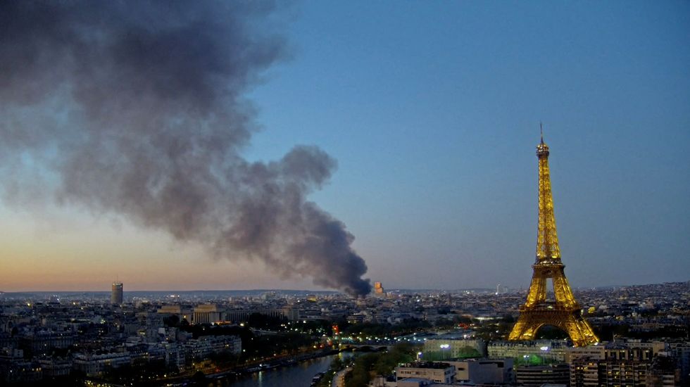 Fire in Paris