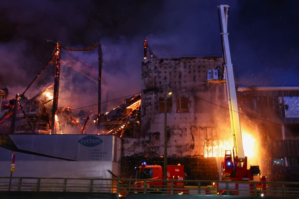 Fire in Paris