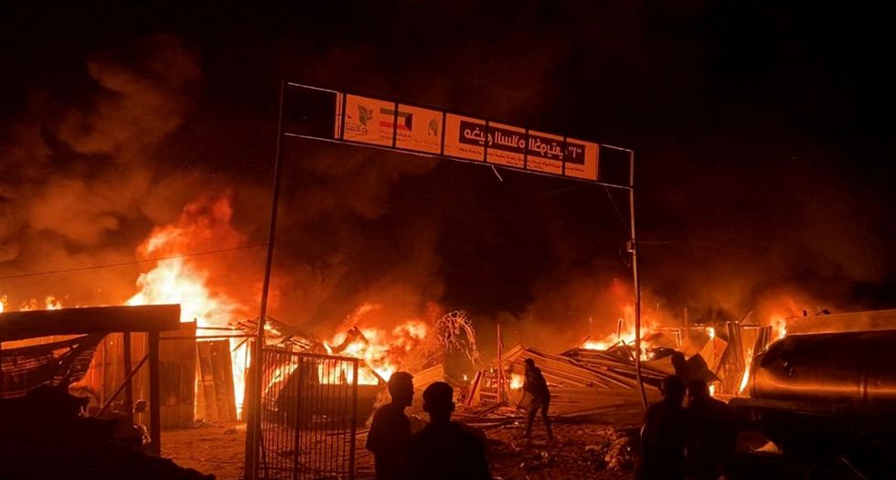 Fire in Rafah