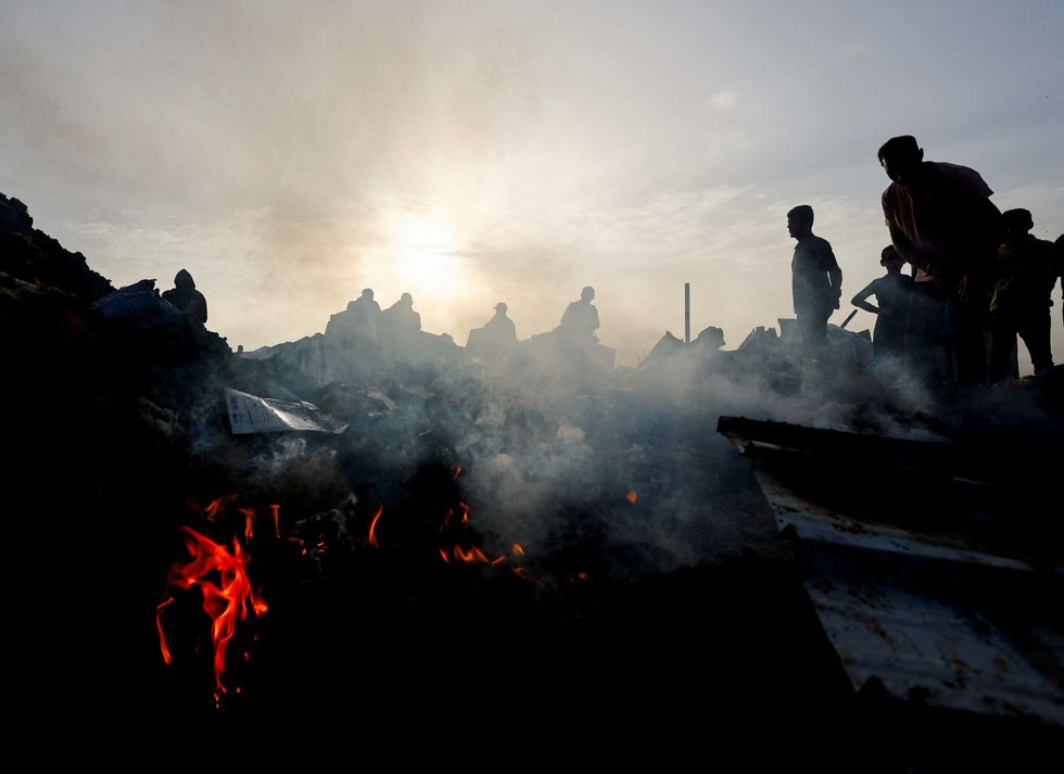 Fire in Rafah