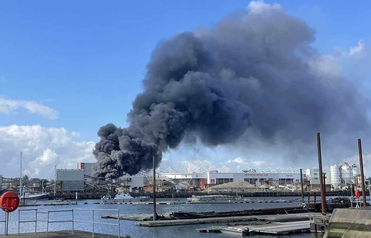 Fire in Southampton