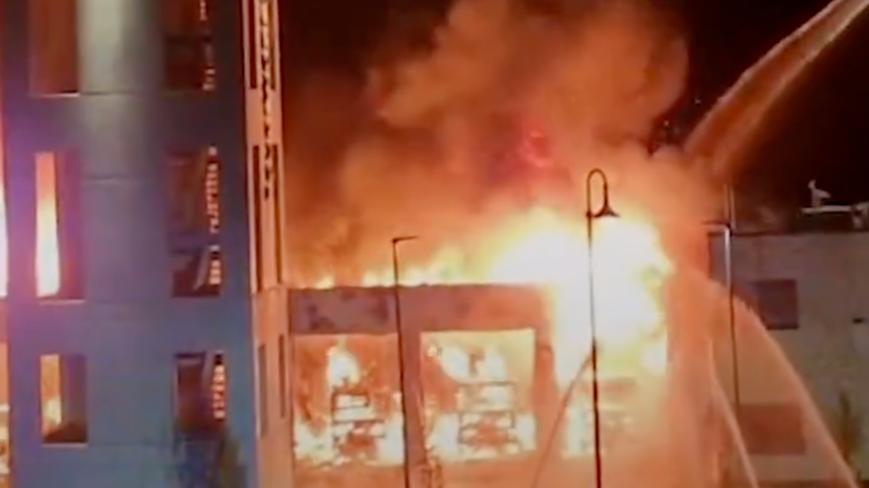Fire in western Germany