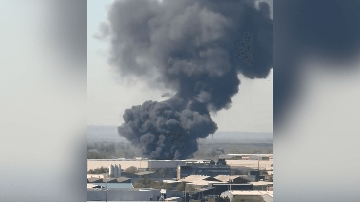 Fire near Trafford Centre