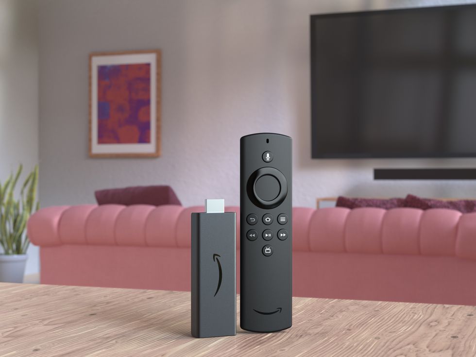 Fire TV Stick pictured on a table