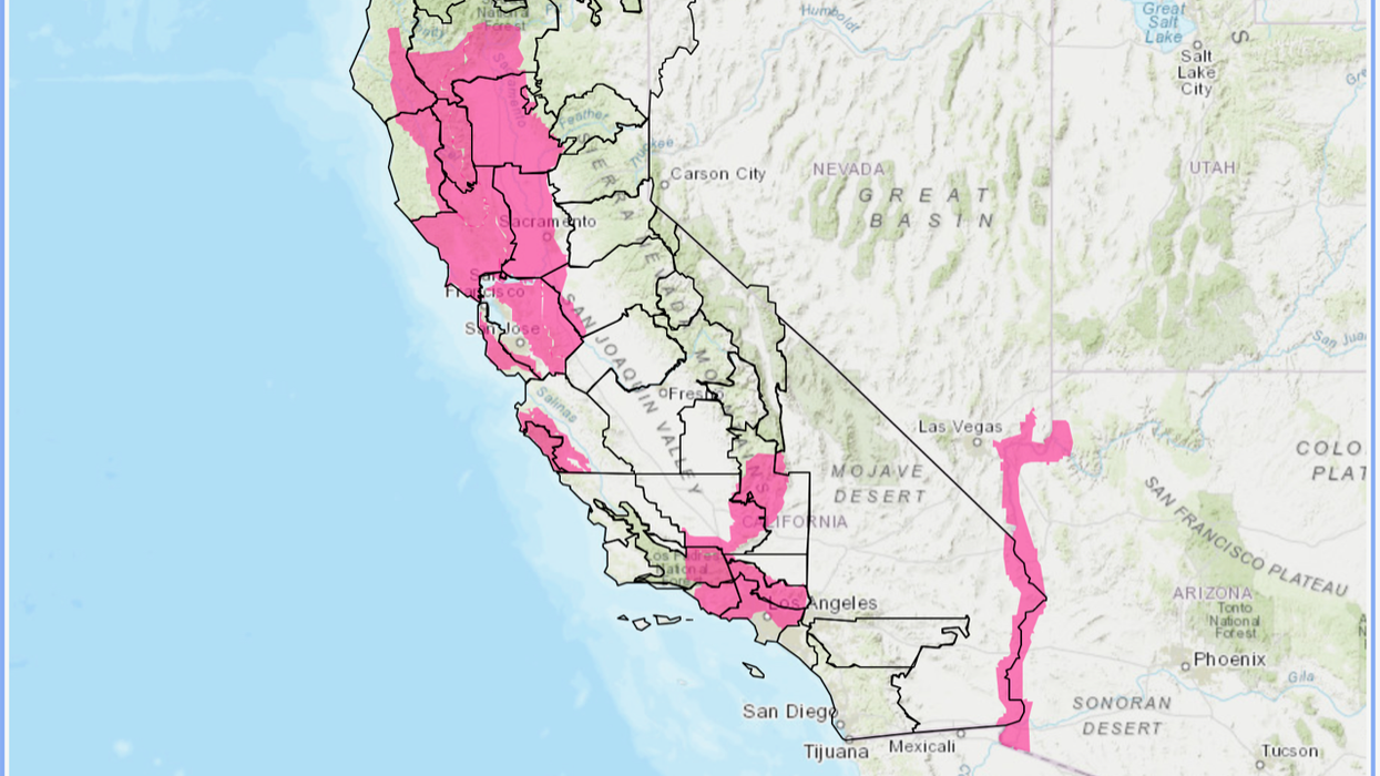 Fire weather in California