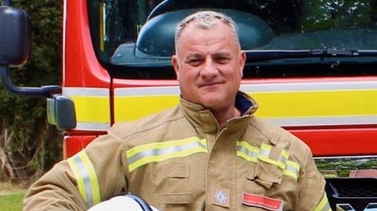 Firefighter Simon Bailey