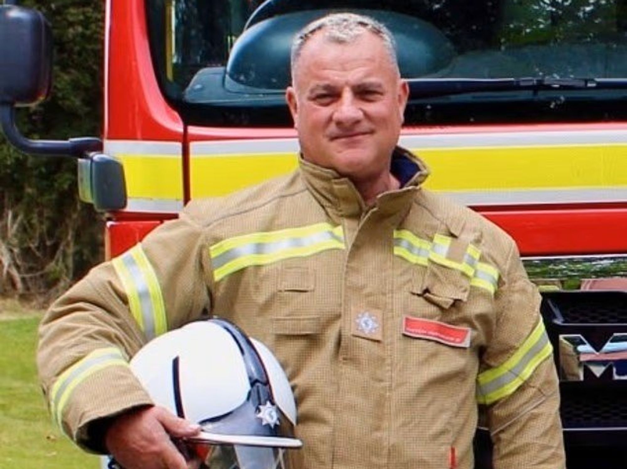 Firefighter Simon Bailey