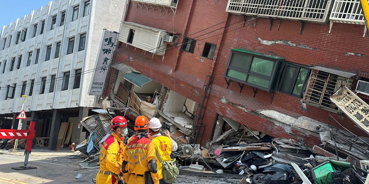 NextImg:At least four people dead and over 700 injured as strongest earthquake in 25 years rocks Taiwan