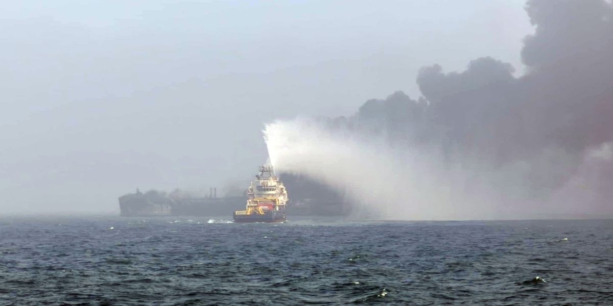 NextImg:'No containers with sodium cyanide' found on board container ship that crashed into oil tanker off Yorkshire coast