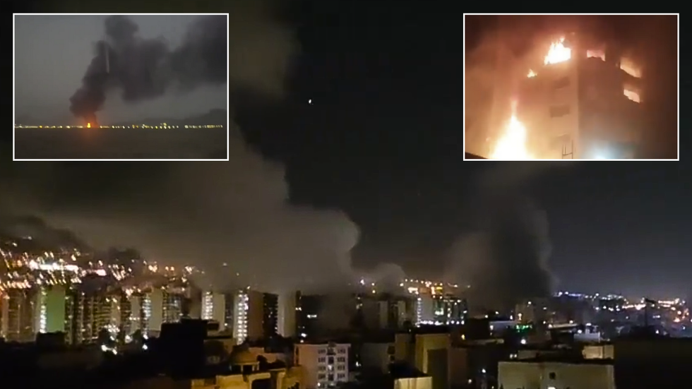 Fires breaking out in Tehran and in central Iran