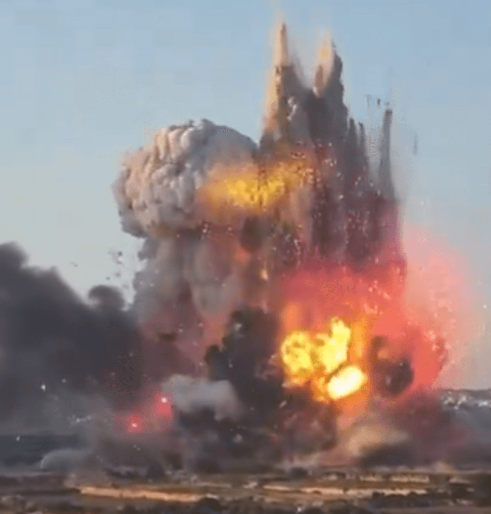 Fireworks factory in Malta