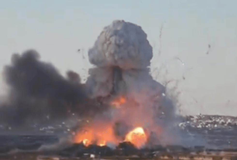 Fireworks factory in Malta