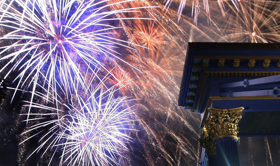 Fireworks in Glasgow