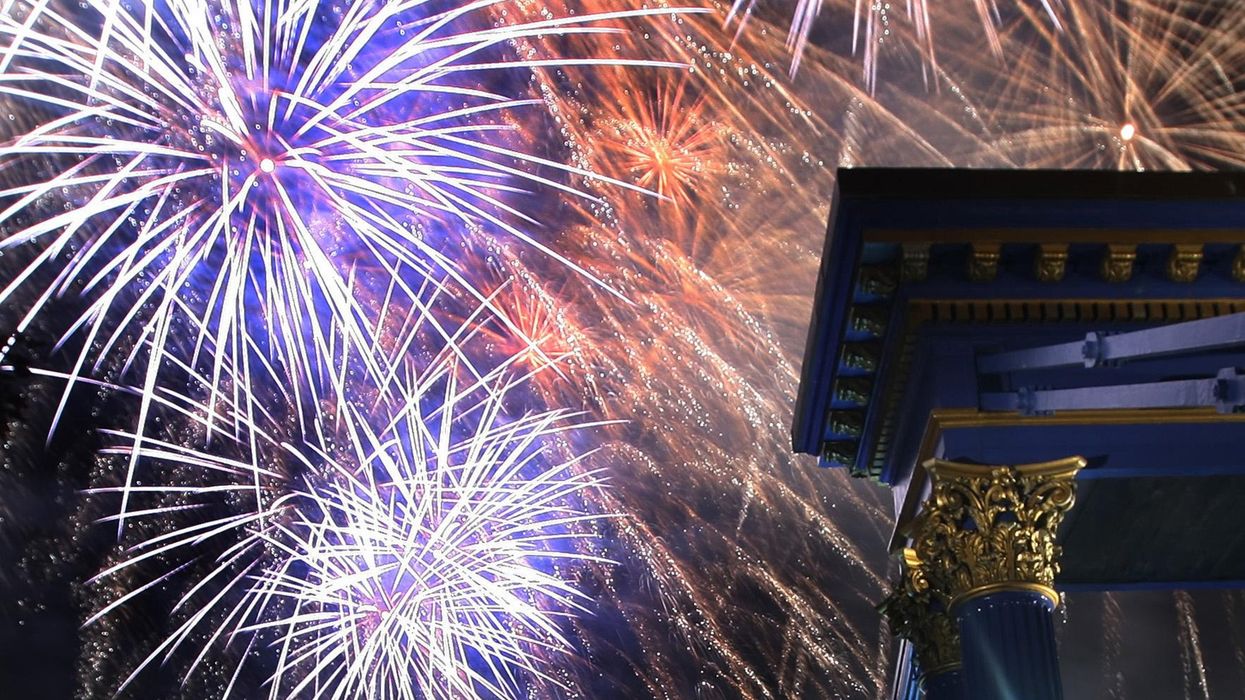 Fireworks in Glasgow