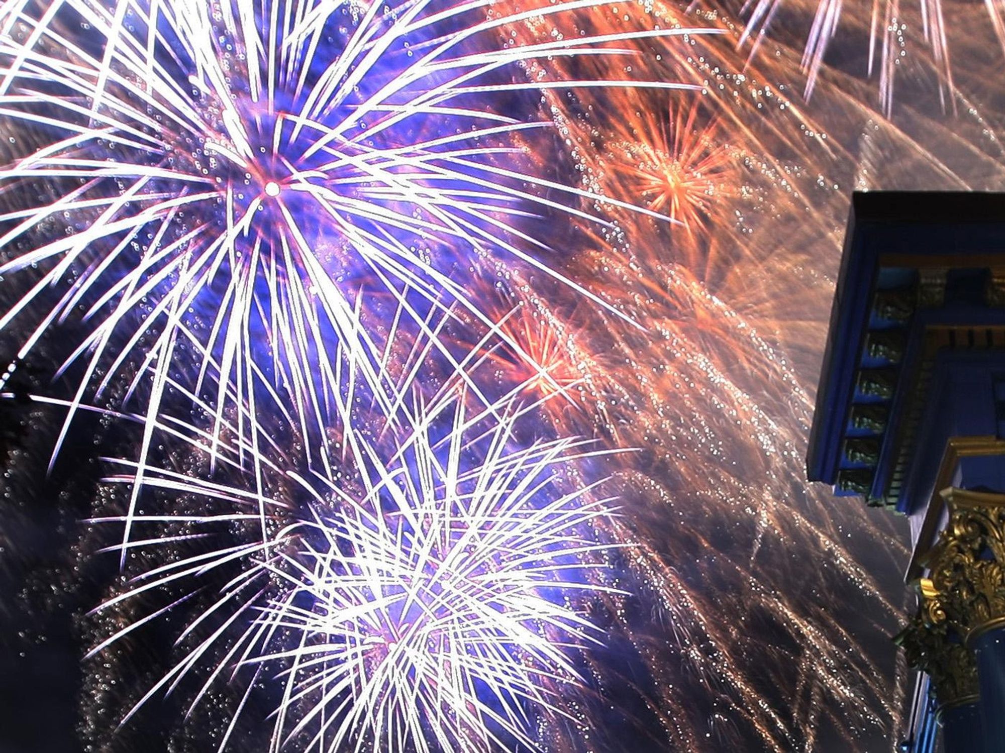 Fireworks in Glasgow