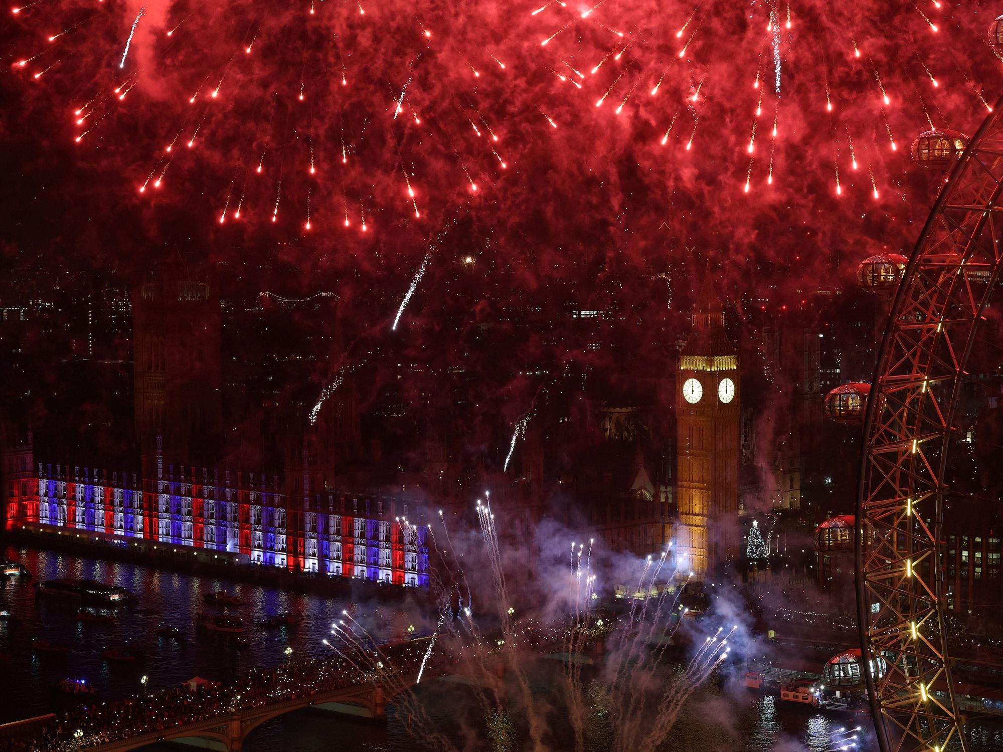 Fireworks in London