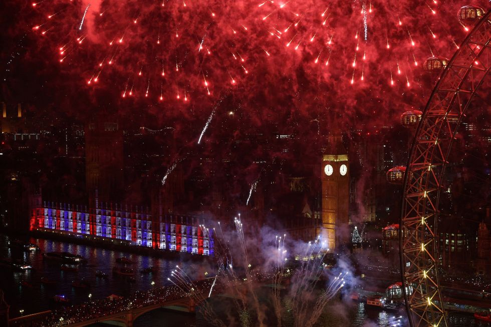Fireworks in London