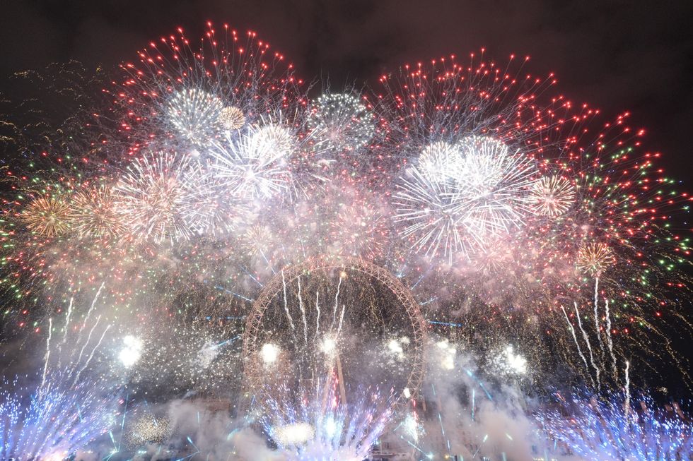London fireworks Hordes of people storm through barriers to enter New