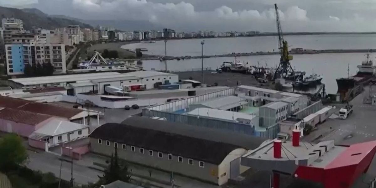 NextImg:First asylum seekers arrive in Albania after controversial migrant deal with Italy