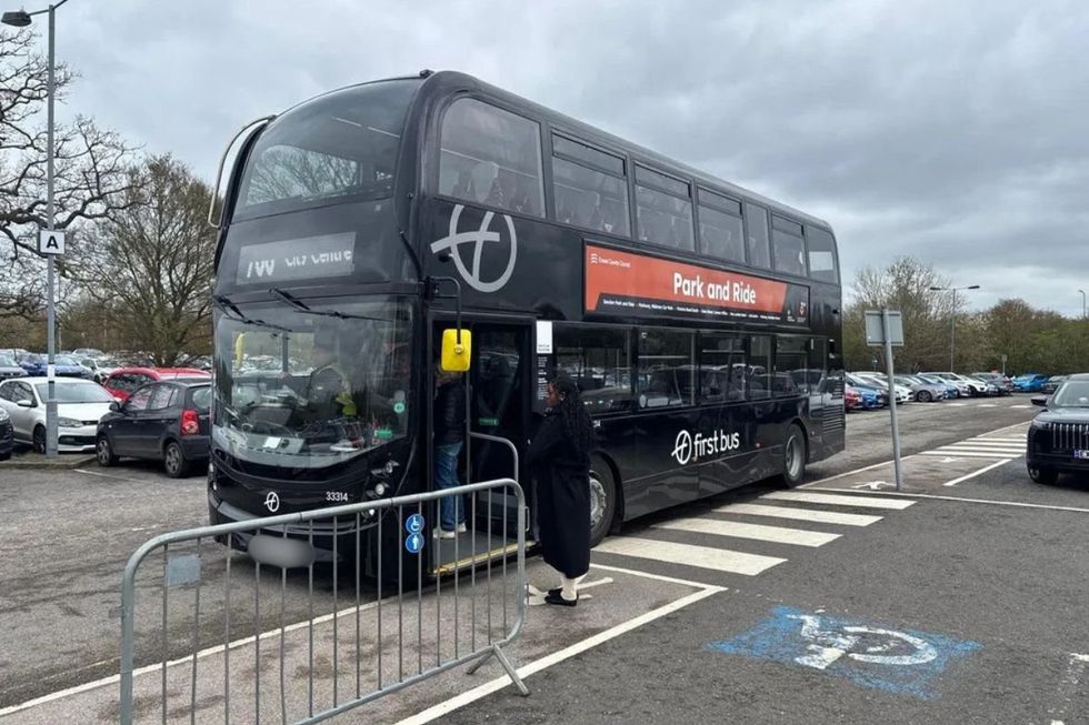 First Bus was awarded the \u00a3860,000-a-year contract after being commissioned to provide a council-subsidised bus service to and from the P&R in Sandon