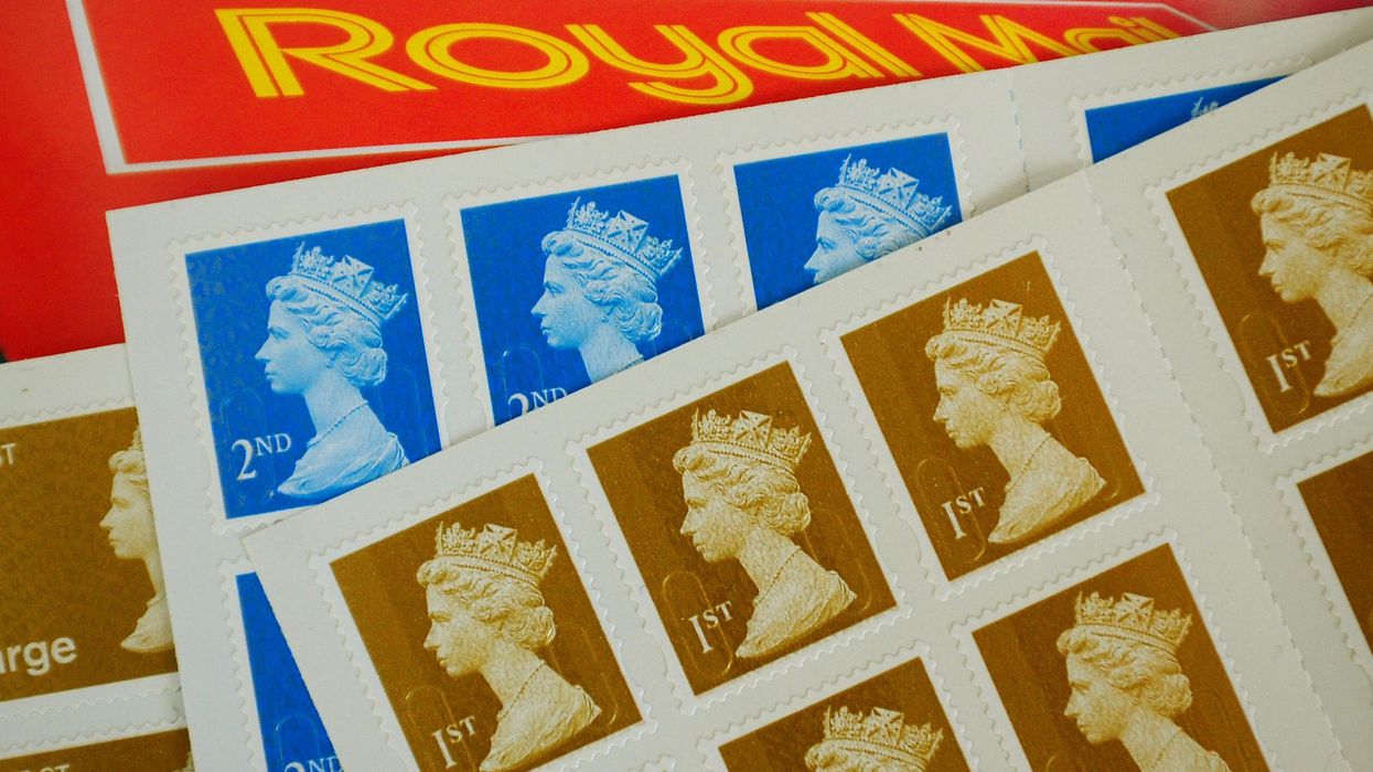 First class and second class stamps