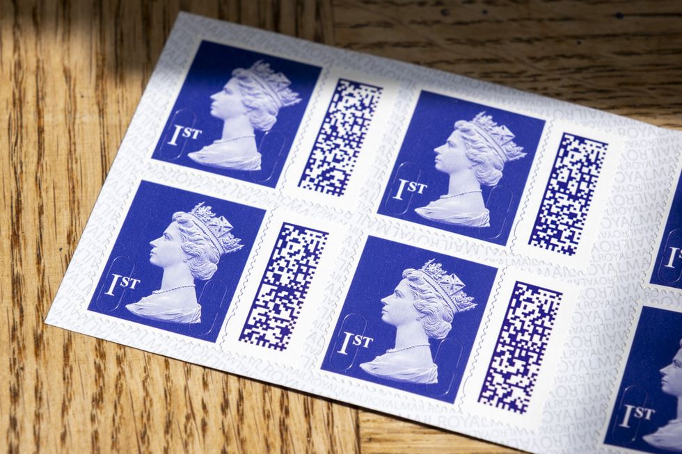 First class stamps from Royal Mail