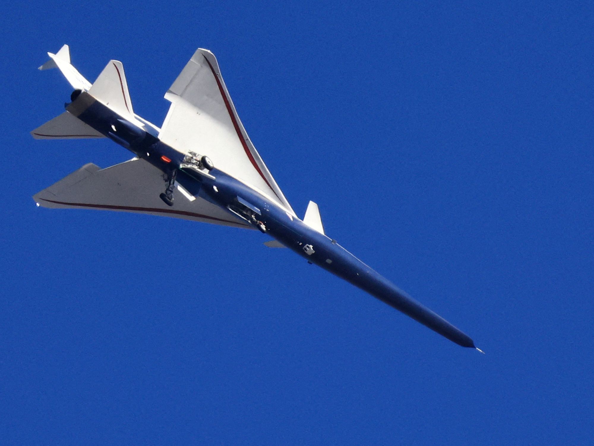 First flight of NASA's experimental quiet supersonic aircraft X-59