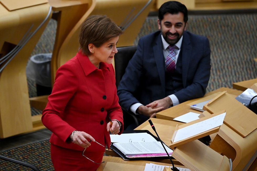 First Minister Nicola Sturgeon and Health Secretary, Humza Yousaf