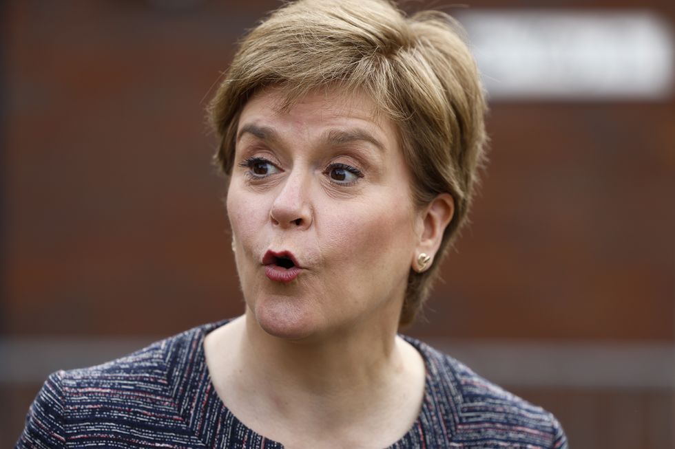 First Minister Nicola Sturgeon during a visit to the Forge Medical Centre in Parkhead, Glasgow. Picture date: Friday July 22, 2022.