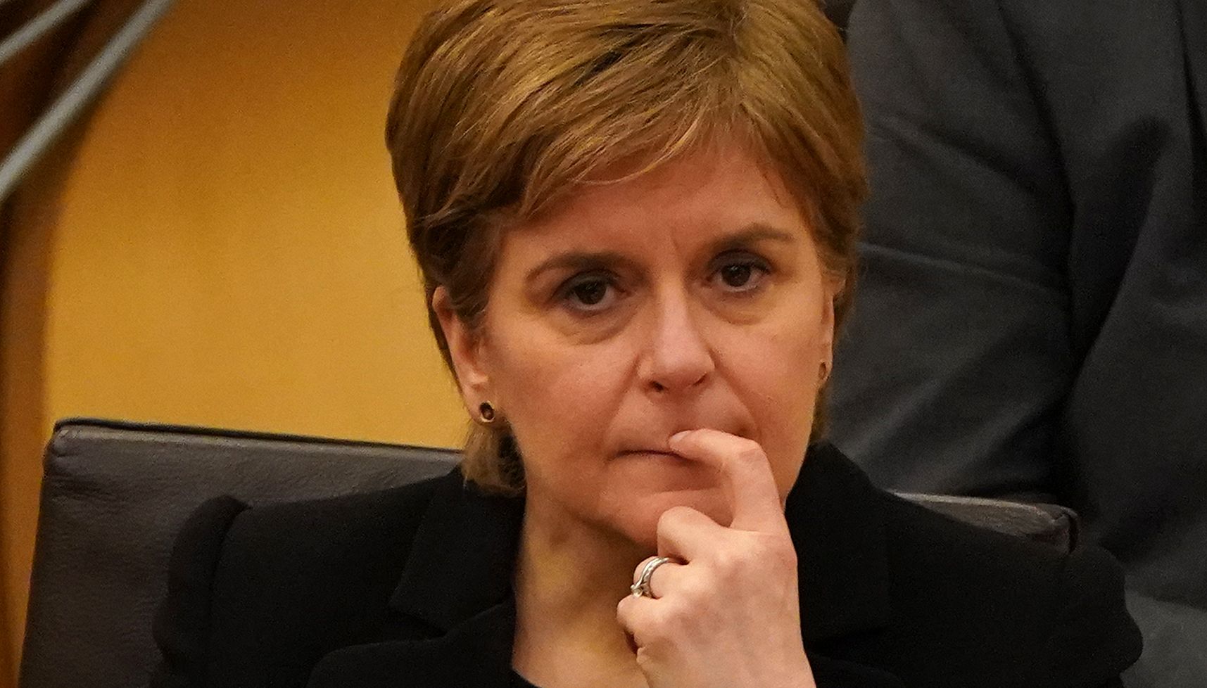 First Minister Nicola Sturgeon in the chamber ahead of the final vote on the Scottish Budget for 2023-24, at the Scottish Parliament in Edinburgh. Picture date: Tuesday February 21, 2023.