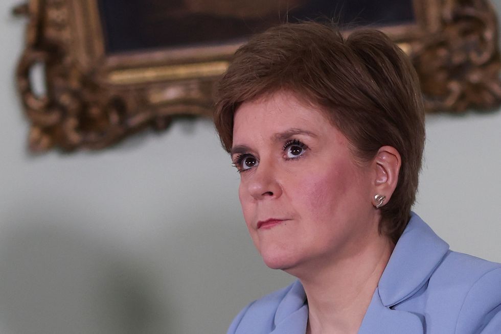 First Minister Nicola Sturgeon speaking at a press conference in Bute House in Edinburgh at the launch of new paper on Scottish independence. Picture date: Tuesday June 14, 2022.