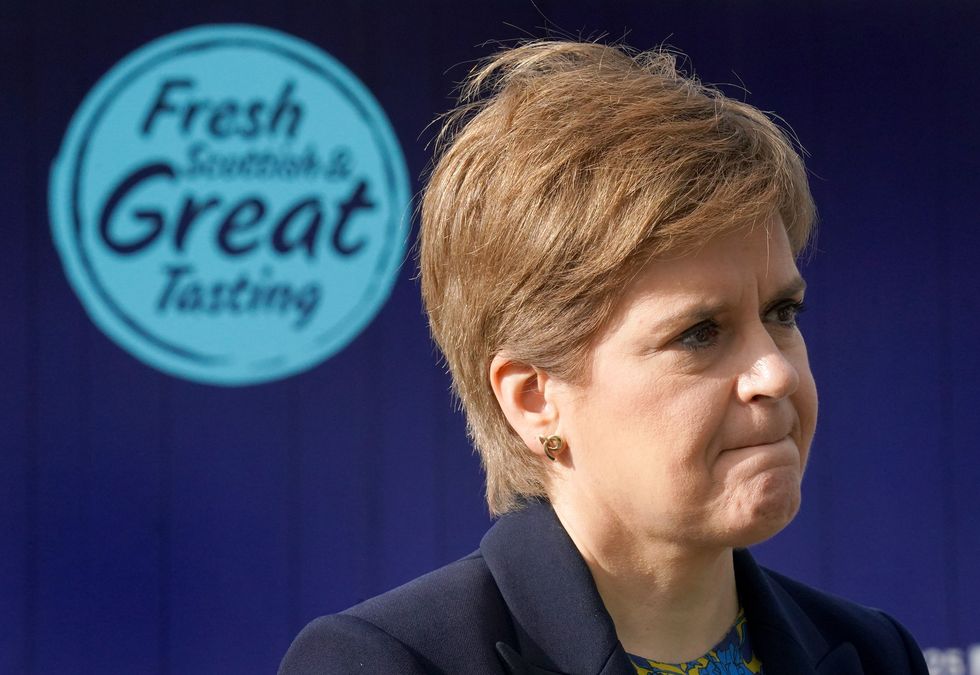 First Minister Nicola Sturgeon speaks to the media during a visit to Graham's The Family Dairy in Bridge of Allan, Stirling, to mark the start of Scotland's Climate Week, as she announces funding to help companies decarbonise. Picture date: Monday September 26, 2022.